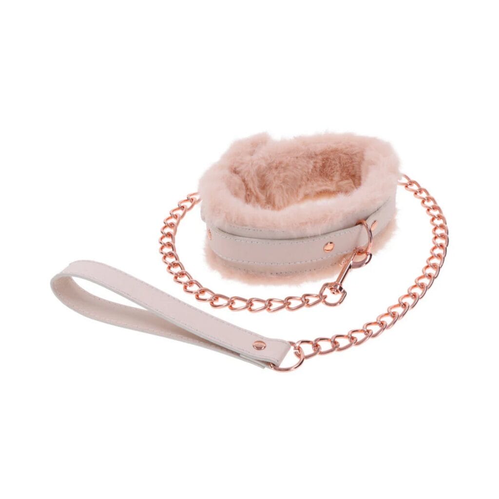 Peaches n CreaMe Fur Collar Leash 3