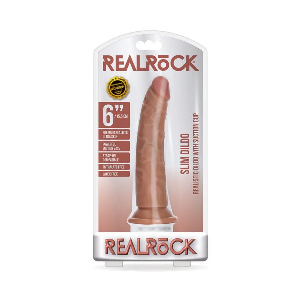 RealRock Realistic 6 in. Slim Dildo 3