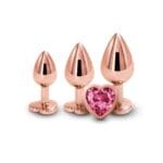 Rear Asset Plug Kit Rose Gold Pink Heart 2