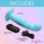 21X Vibrating Thick Silicone Dildo 5