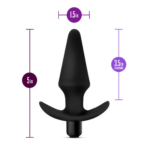 Anal Adventures Platinum - Silicone Vibrating Plug 4