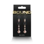 Bound Nipple Clamps D1 Rose Gold 2