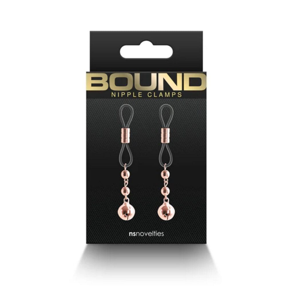 Bound Nipple Clamps D1 Rose Gold 2