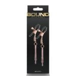 Bound Nipple Clamps D3 Rose Gold 1