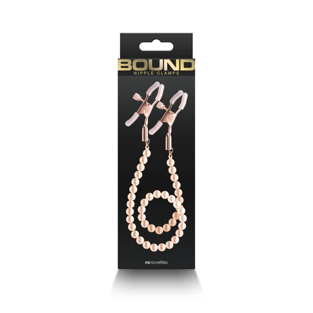 Bound Nipple Clamps DC1 Rose Gold 3