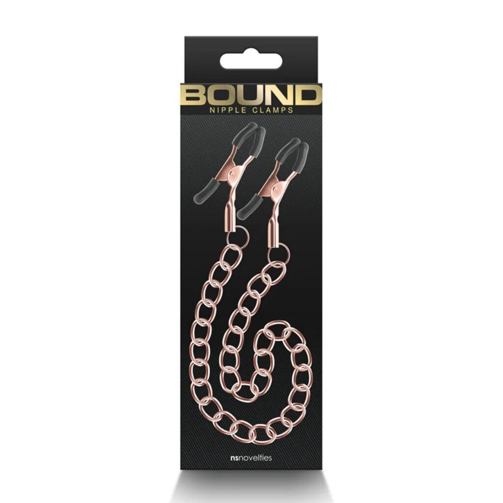 Bound Nipple Clamps DC2 Rose Gold 1