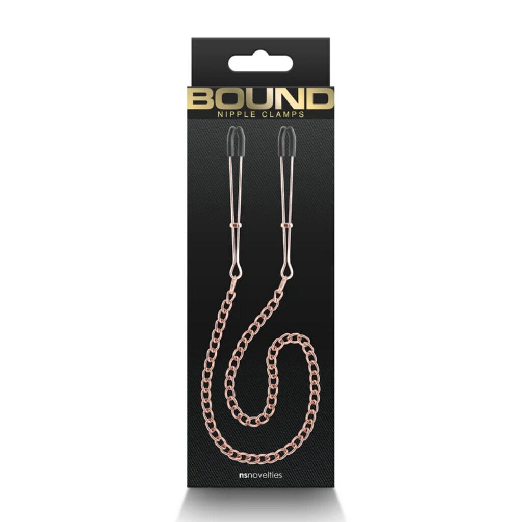 Bound Nipple Clamps DC3 Rose Gold 3