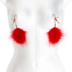 Bound Nipple Clamps F1 Red 1