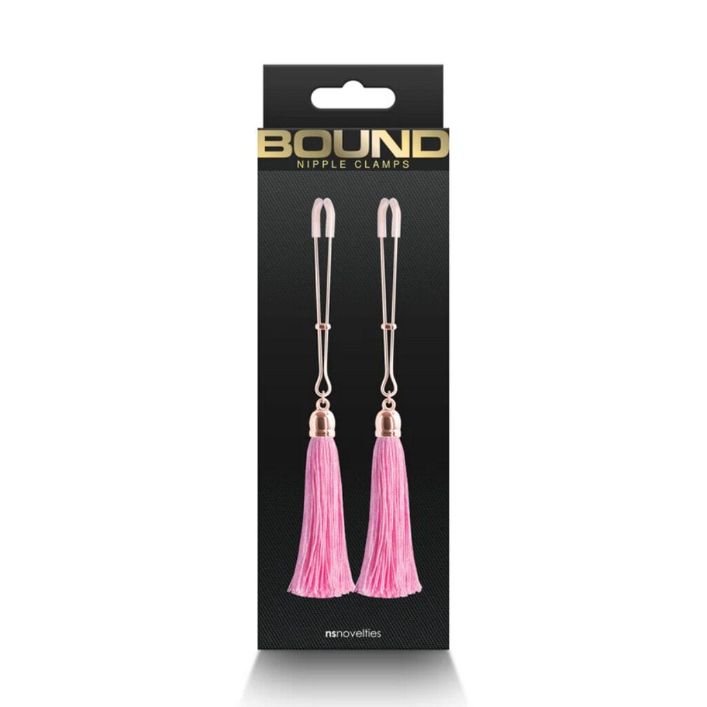 Bound Nipple Clamps T1 Pink 3