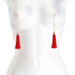 Bound Nipple Clamps T1 Red 3