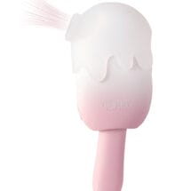 Bite Me Sucking, Tapping & Vibrating Cream Pop Stimulator - Pink-White
