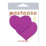 Pastease Basic Heart Black Light Reactive - Neon Purple 1