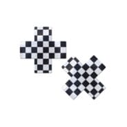 Pastease Checkered Flag Xs Nipple Covers