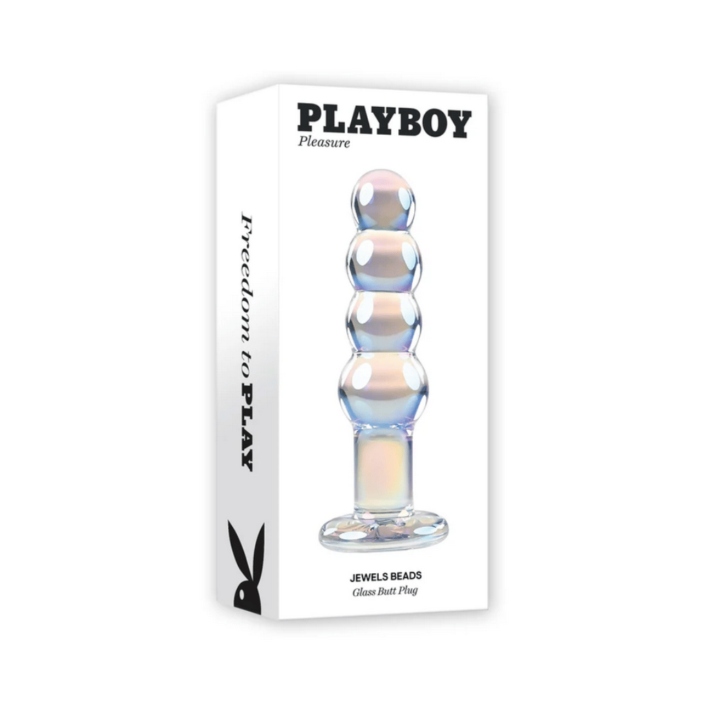 Playboy Jewels Beads Glass Dildo 1