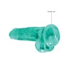 Crystal Clear 8 Dildo Balls - Turquoise 4