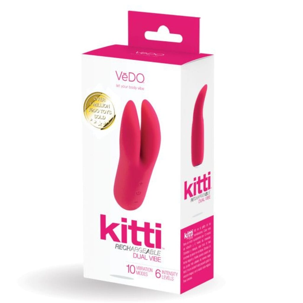 Kitti Rechargeable Dual Vibe - Foxy Pink 4