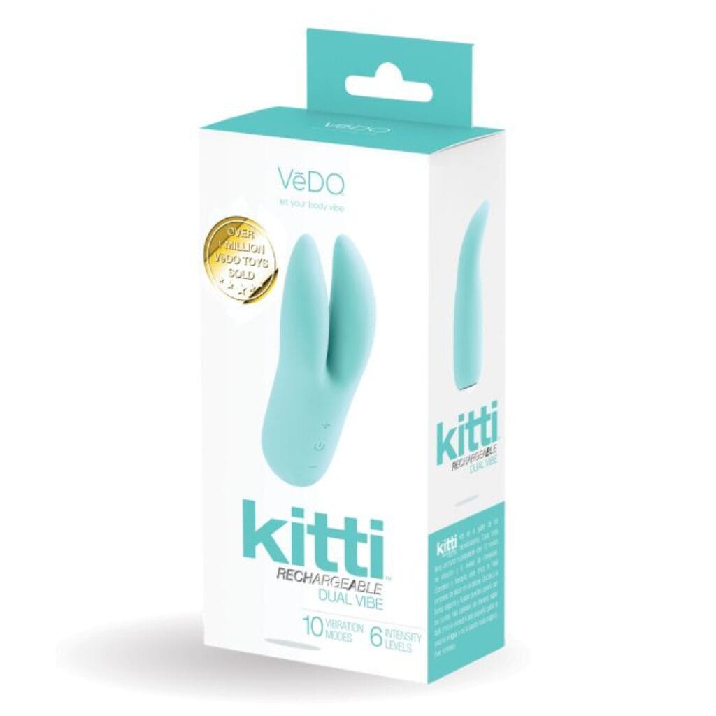 Kitti Rechargeable Dual Vibe - Turquoise 3