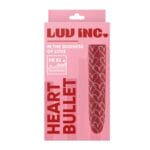 Luv Inc Hb82 Heart Bullet Vibrator Red 3