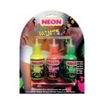 Neon Body Paints 3pk 4