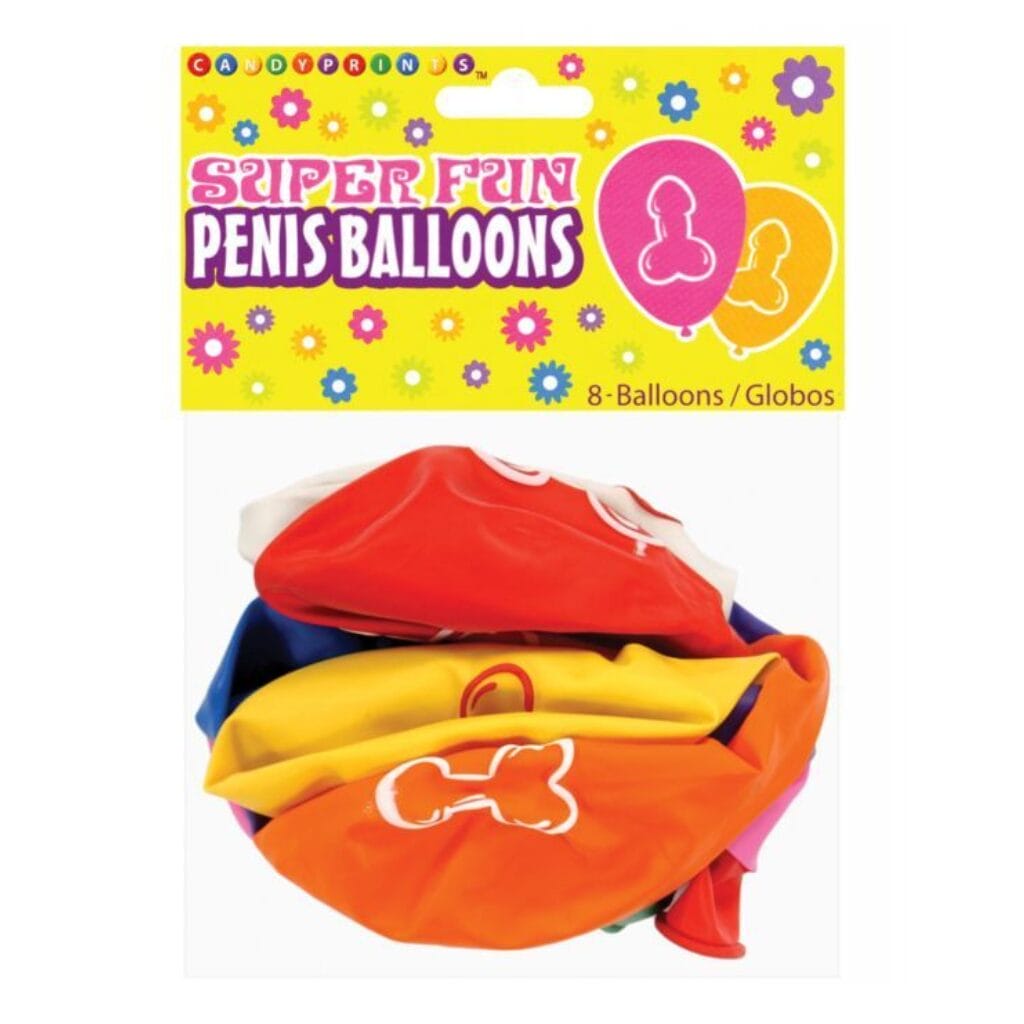 Penis Balloons - Pack of 8 1