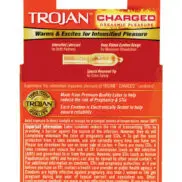 Trojan Intensified Charged Condoms - Box of 3