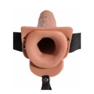 Fetish Fantasy Squirting Hollow Strap On - Tan