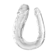 King Cock Clear Large Double Trouble Dildo