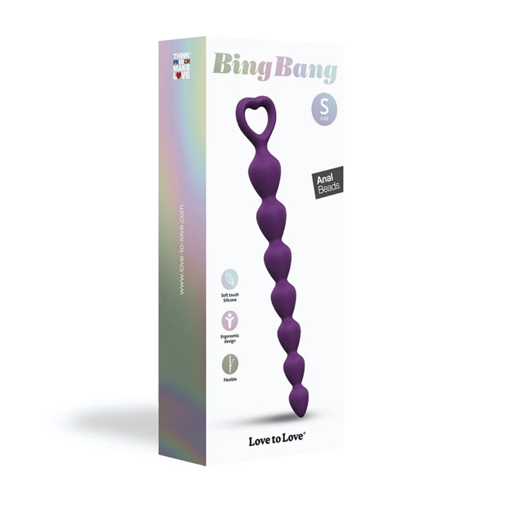 Bing Bang Silicone Anal Beads Violet S 1