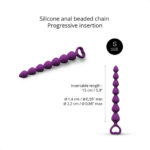 Bing Bang Silicone Anal Beads Violet S 3