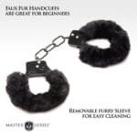 Cuffed In Fur Furry Handcuffs - Black 4