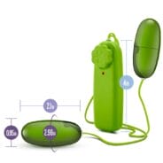 Double Pop Vibrating Eggs - Lime