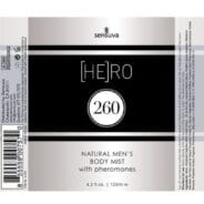 Sensuva Hero 260 Male Body Mist 4oz