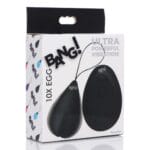 10X Silicone Vibrating Egg - Black 1