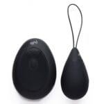 10X Silicone Vibrating Egg - Black 2