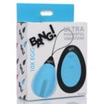 10X Silicone Vibrating Egg - Blue 2