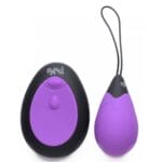 10X Silicone Vibrating Egg - Purple 1