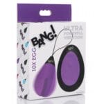 10X Silicone Vibrating Egg - Purple 2