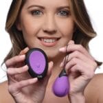 10X Silicone Vibrating Egg - Purple 4