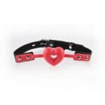 Amor Breathable Heart-Shaped Silicone Ball Gag 3