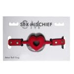 Amor Breathable Heart-Shaped Silicone Ball Gag 4