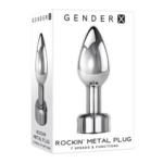 Gender X Rockin Metal Plug - Chrome 1