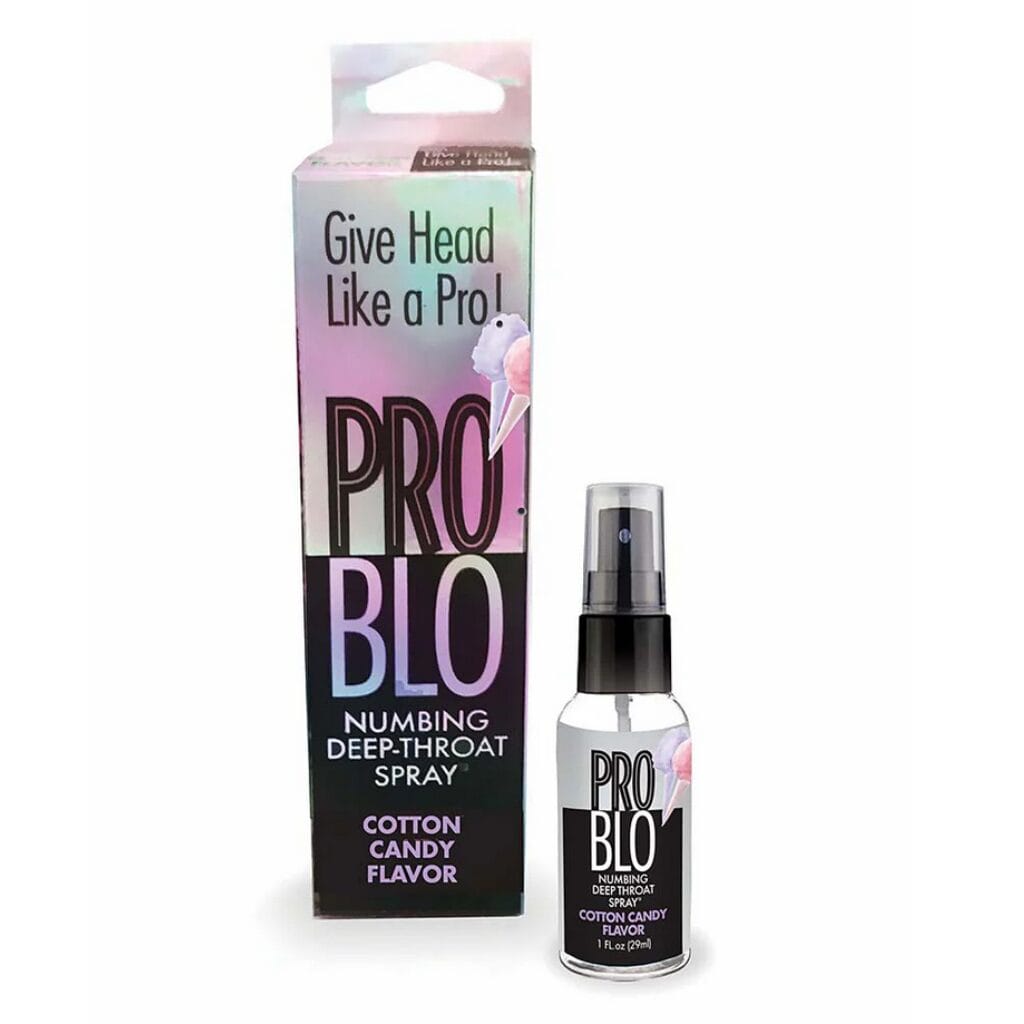 Pro Blo Numbing Deep Throat Spray Cotton Candy 1 oz 2