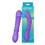 Ribbed Vibrator Purple 3