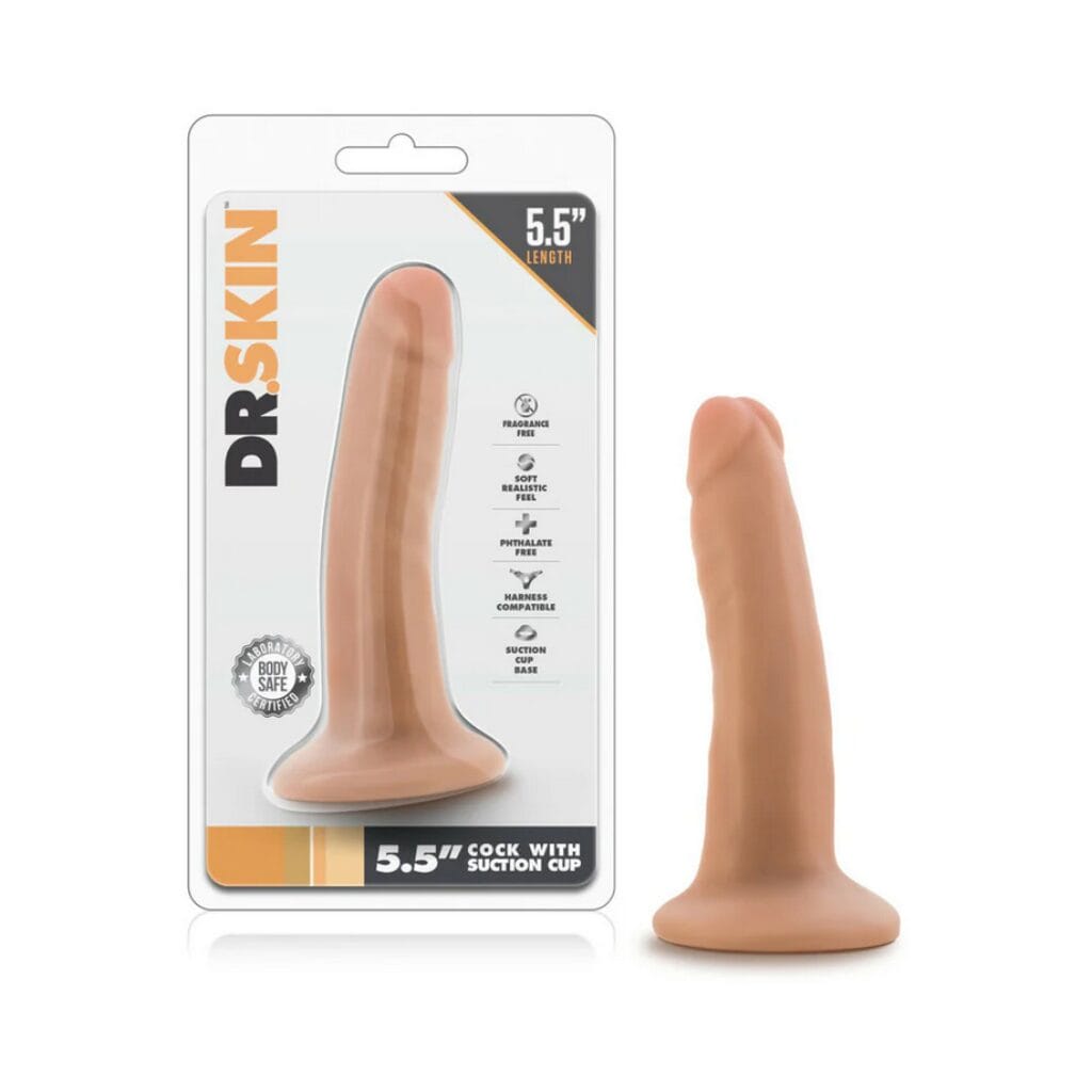 Skin Realistic 5.5 in Dildo beige 6