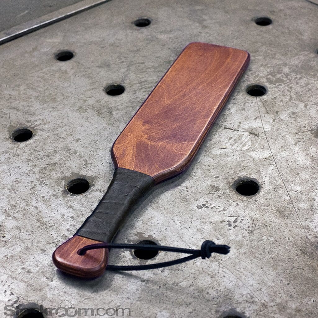 Stockroom Essentials Leather Wrapped Spanking Paddle 2