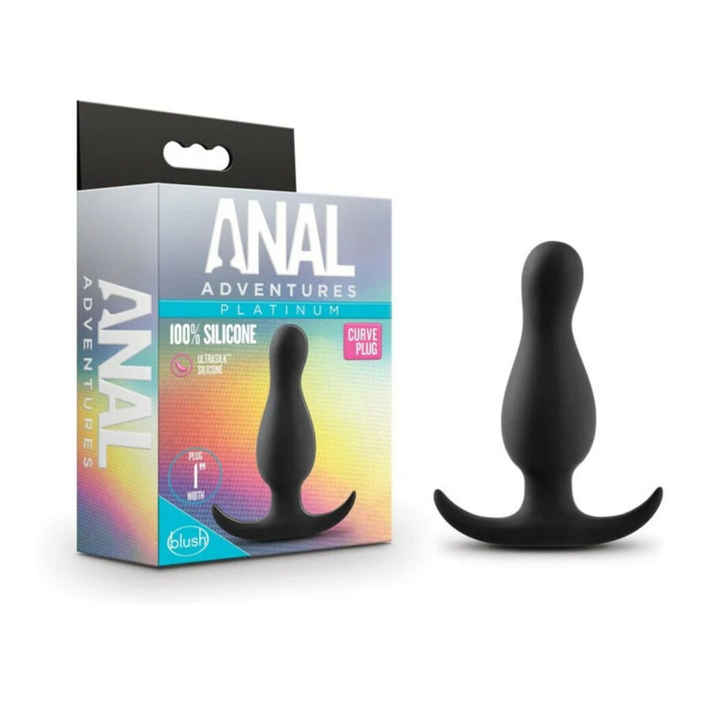 Anal Adventures Platinum - Curve Plug 1