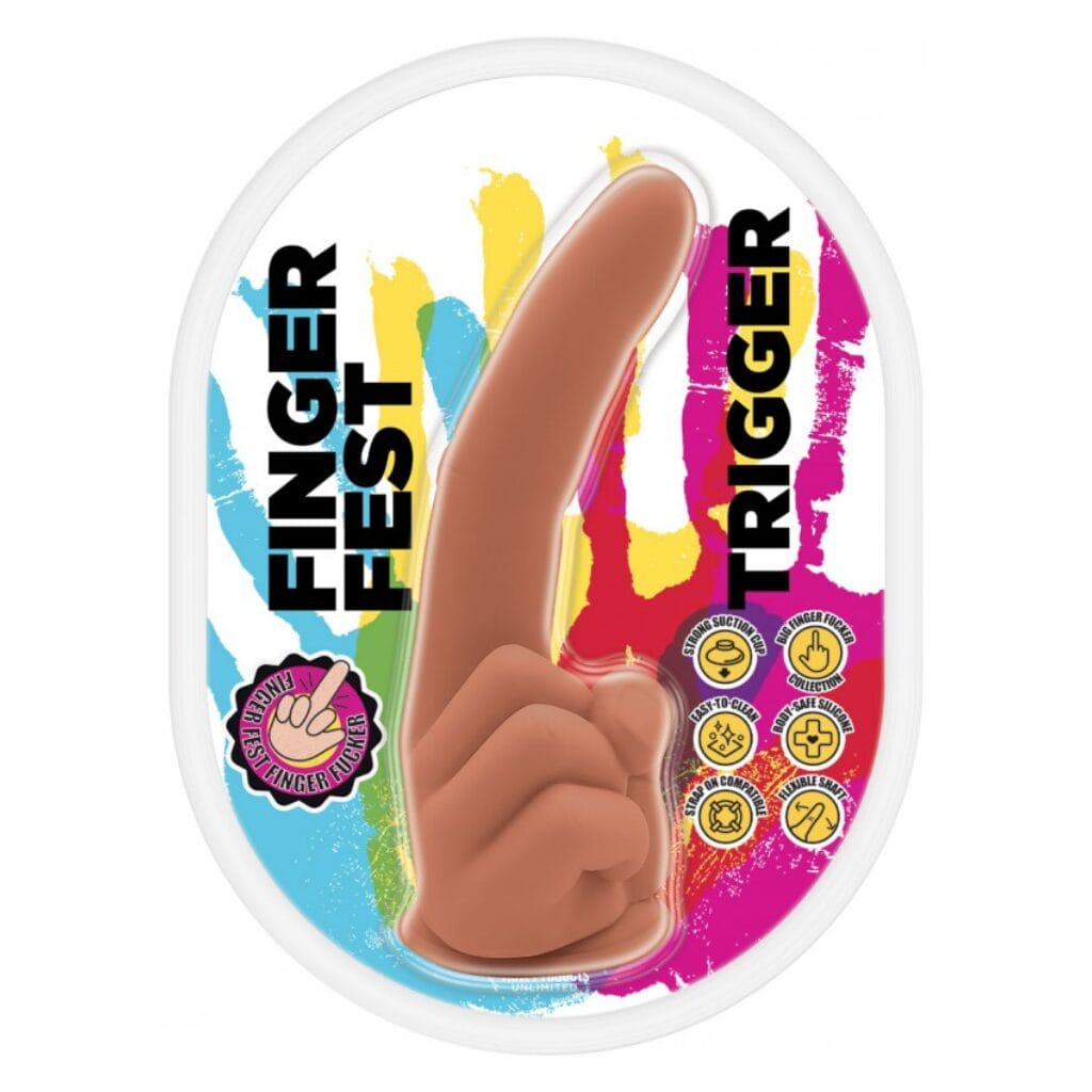 Finger Fest Dildo - Trigger Tan 1