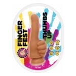 Finger Fest Thumbs Up Dildo Tan 2