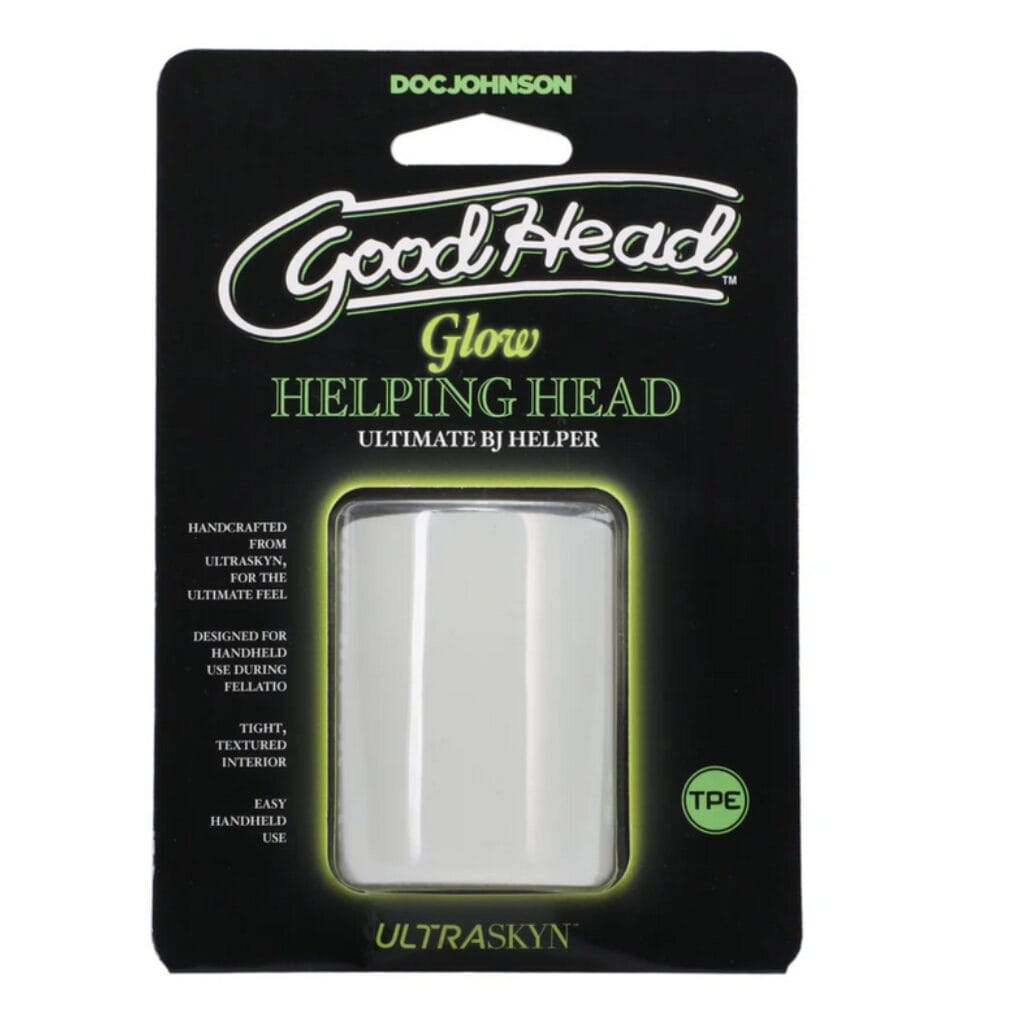 GoodHead Glow Helping Head Frost Green Glow 1