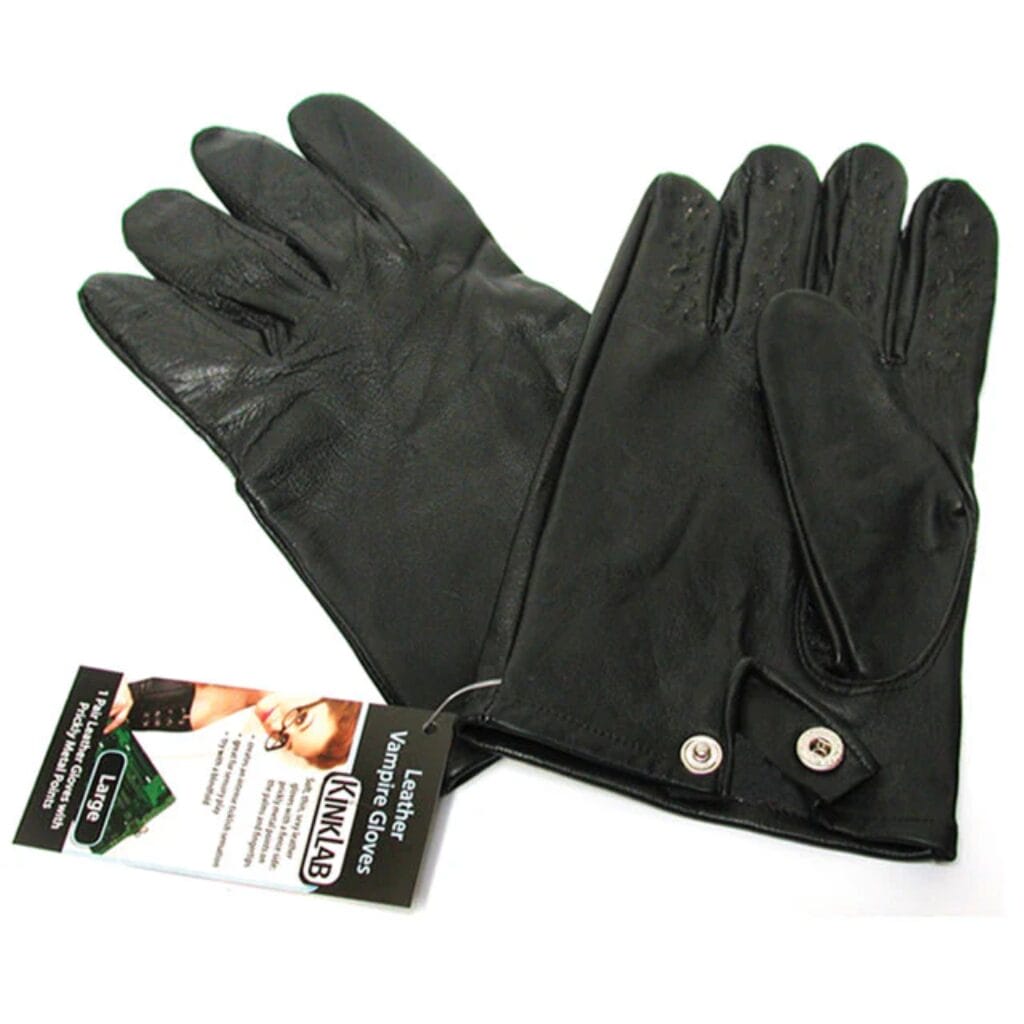 Leather Vampire Gloves 1